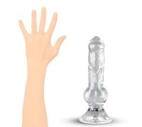 BDSMYOU Extra Large Dildo with Strong Suction Cup,XXL Big Dildo,Realistic Dildo Butt Plug Anal Plug,Prostate Massager,G-Spot Stimulator,Sex Toys Masturbator for Men & Women (S)