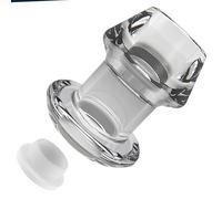 BDSMYOU Hollow Butt Plug Anal Toys with Plug,Open-Tunnel Design for Teasing Play,Anal Douche for Women and Men,Anal Plug Vaginal Dilator Enema,Sex Toyscouples for Couples,SM Sex Toys (L)