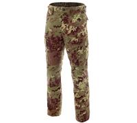 BDU RIPSTOP TROUSERS MENS COMBAT CARGO PANTS ITALIAN ARMY VEGETATO WOODLAND CAMO