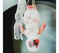 Bduttlefish Halloween Creepy Dolls,Scary Bloody Haunted Doll,Hanging Zombies Dolls with Rope,Terror Ghost Doll Decoration for Halloween Spooky Parties Haunted House Props