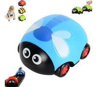 Bduttlefish Ladybug Shaped Vehicle for Cognitive,Cars Friction Powered Push and Go Back and Forth Vehicles Car Toys,Inertia Vehicles Educational Playthings with Bright Colors,for Interactive Fun