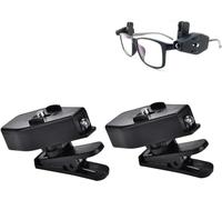Bduttlefish Mini Clip on LED Light for Glasses,360 Degree Adjustable LED Night Lamp Light,Eyeglass Flashlight Clip LED Light,for Night Reading Camping Fishing Appliance Maintenance