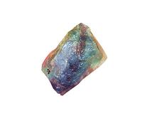 Bduttlefish Natural Crystal Rough Fluorite Color Fluorite Yellow Amethyst White Crystal Pendant Material Crushed Stone