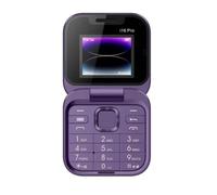 Bduttlefish New Foldable Flip Phone Mini Large Screen Display 2 SIM Card HD Camera Flashlight FM Folding Radio Voice Mobile Phone
