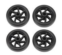 BDUZXMPUW 4Pcs Luggage Wheel Suitcase Wheels, Universal Wheel Caster Replacement, Quiet PVC Material with Strong Bearing Support, Smooth Swivel Wheels for Luggage Repair, Durable and Wear Re