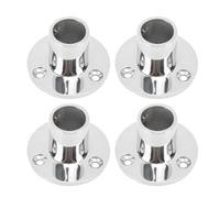 BDUZXMPUW Boat Hand Rail Round Base, 316 Stainless Steel Hand Rail Fitting, 1 Inch Diameter Resistance Railing Base for Boats Yachts, Durable 90 Degree Round Base with Easy Install