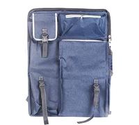 BDUZXMPUW Multi Function Large 4K Drawing Board Carrying Bag, Art Supplies Travel Sketching Bag, Canvas Fabric with Adjustable Shoulder Strap and Multiple Pockets, for Artists STU (Dark Blue)