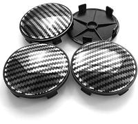 BDVIK 4Pcs Car Hub Centre Caps for Toyota Hilux (AN120/AN130) 8.Gen 2015-present,Universal Waterproof DustProof Dust Protectors Trims Decoration Accessories(OD 60mm ID 56mm),A/Carbon Pattern