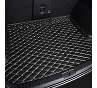 BDVIK Car Boot Mat for Audi A4 2008-2014,PU Leather Anti-Scratch Anti-Slip Waterproof Protector Pad Car Accessories,A/BlackWhite