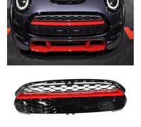 BDWXJP Car Front Grill Grille for MINI cooper F55 2015-2020 F56 2014-2020 F57 2016-2021, Car Front Bumper Central Grille Cover Replacement, Honeycomb Mesh Front Hood Radiator Grilles Car Accessories