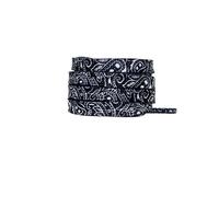 BDXMKS Shoe Laces Flat Shoe Laces Cashew Flower Shoelaces For Sneakers Gilding Hand-painted Sports Casual Basketball Tennis Shoelace(Black white,120cm)