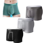 BDXZJ Energy-Field Therapy Men's Underwear, EFT Energy Field Therapy Men Pants, Magnetic Therapy Male Underwear Briefs, Breathable Soft, 3Pcs C,L(40-50kg)