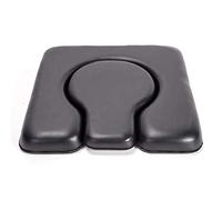 BDXZJ Universal PU Commode Seat Cushion, Potty Cushion, Sponge Padded Toilet Cushion Commode Chair Pad Seat for Bedside Commodes, Chair, Shower Wheelchair, Washable