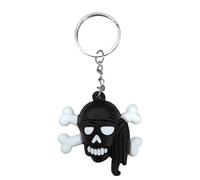 BDZMC Halloween Ghost Face Car Keychain, Horror Keychain with Key Ring, Halloween Party Decoration Key Fob Accessories, Colorful, Style 4