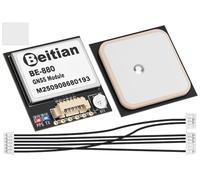 BE-880 GPS Module U8 with Flash Light and Compass High Performance GNSS Module for Drone Tracking Ar duino Development Board Mini FPV Case Portable IoT Devices Low Power Consumption Advanced Features