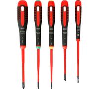 BE-9871SL ERGO™ Slim VDE Insulated Screwdriver Set, 5 Piece
