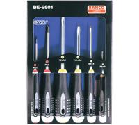 Bahco Screwdriver Set BE-9881 Ergo – Ergonomic, 6 pcs