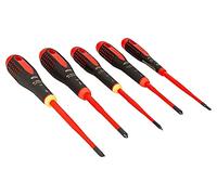 BE-9881SL Set: screwdriver insulated Phillips flat ERGO® 5pcs. BAHCO