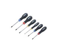 BE-9886 screwdriver Qty: 6 soldering tips: Phillips, Pozidriv®, flat BAHCO
