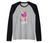 Be a Bucket Filler Kindness Positivity Motivational Quote Raglan Baseball Tee