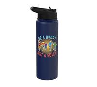 Be A Buddy Not A Bully Unity Day Anti-Bullying Stainless Steel Insulated Water Bottle
