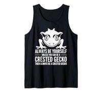 Be A Crested Geckos Funny Crested Gecko Tank Top