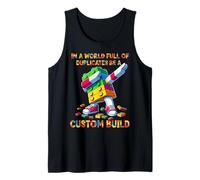 Be A Custom Build Funny Master Builder Dabbing Kids Boys Tank Top