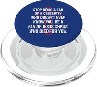Be A Fan Of Jesus Christ Who Died For You To Live Eternally PopSockets PopGrip for MagSafe