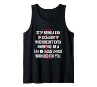 Be A Fan Of Jesus Christ Who Died For You To Live Eternally Tank Top