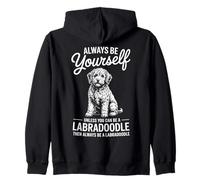 Be A Labradoodle Funny Labradoodle Zip Hoodie