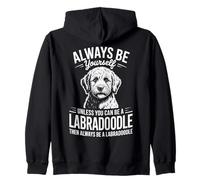 Be A Labradoodle Funny Labradoodle Zip Hoodie