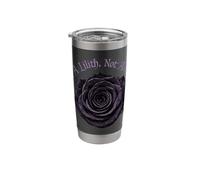 Be A Lilith Not an Eve Gothic Black Rose Stainless Steel Insulated Tumbler