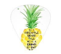 Be A Pineapple Guitar Plectrums 12 Pieces For Ukulele Bass Instrument Accessories