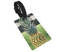 Be A Pineapple Print Bag Tags for Luggage, Waterproof PVC Travel Tags for Suitcases Travel Bag Tag with Name Label