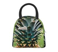 Be A Pineapple Print Insulated Lunch Bag Portable Leakproof Reusable Tote Work School Picnic Boys Girls