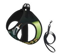 Be A Pineapple Print Pet Supplies Adjustable Step-In Flex Breathable Mesh Dog Harness For Small Medium Dogs, S-L