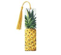 Be a Pineapple Printed Metal Bookmarks M - Gold Lightweight Aluminium Book Marker for Books, Journals & Gifts, Ideal Book Lovers, Holiday Decor & Crafts