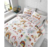 Be A Rainbow Easy Care Single Duvet Set Multi