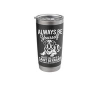 Be A Saint Bernard Dog Funny Saint Bernard Stainless Steel Insulated Tumbler