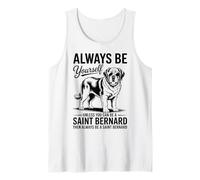 Be A Saint Bernard Dog Funny Saint Bernard Tank Top