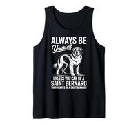 Be A Saint Bernard Dog Funny Saint Bernard Tank Top