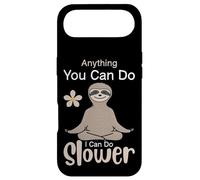 Be a Sloth, Funny Sarcastic Wise Sloth Play Yoga Graphic Case for iPhone Air