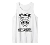 Be A Tibetan Spaniel Dog Funny Tibetan Spaniel Tank Top