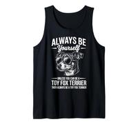 Be A Toy Fox Terrier Dog Funny Toy Fox Terrier Tank Top