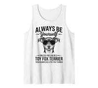 Be A Toy Fox Terrier Dog Funny Toy Fox Terrier Tank Top