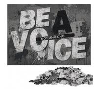 Be A Voice Not An Echo Adult Wooden Puzzle