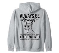 Be A Xoloitzcuintli Dog Funny Xoloitzcuintli Zip Hoodie