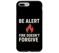 Be Alert - Fire Doesn't Forgive | New Year Safety Awareness Case for iPhone 7 Plus/8 Plus