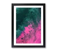 Be All You Can Abstract Framed Wall Art Print A2 Black