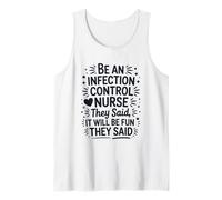 Be an Infection Control Nurse, Prevention Infection Nursing Tank Top